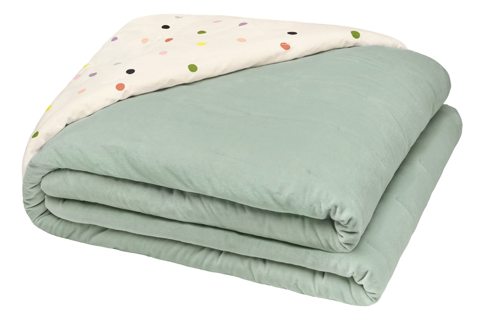 PRE ORDER SEAFOAM VELVET BEDSPREAD