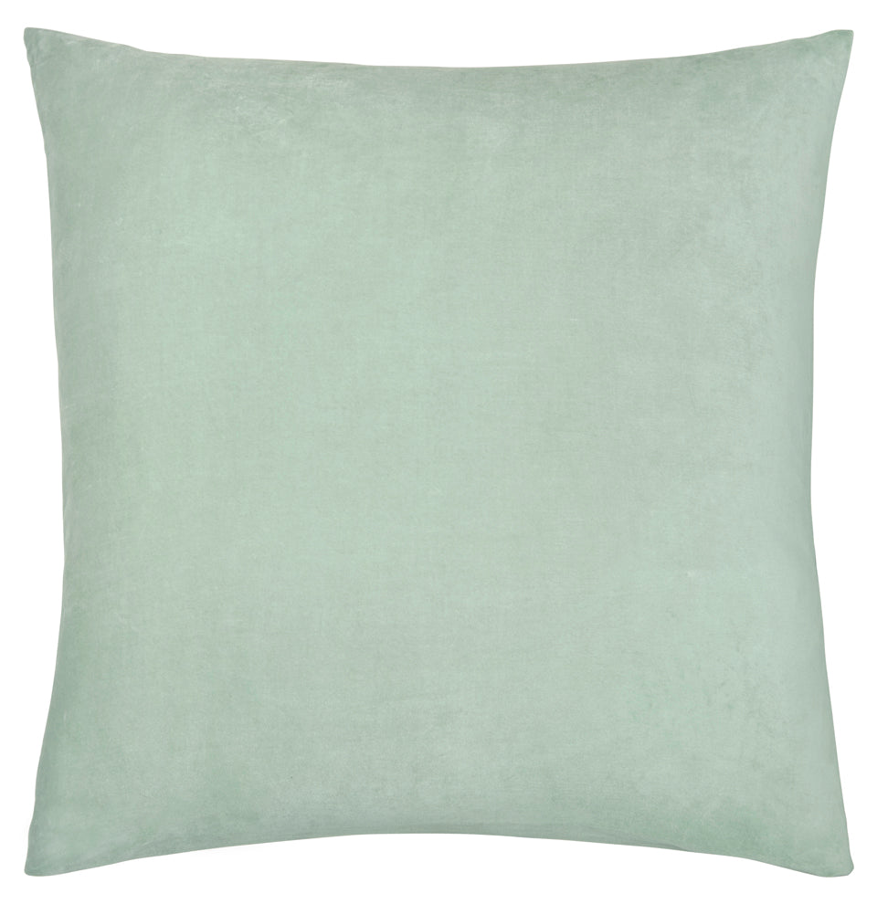 PRE ORDER SEAFOAM VELVET EURO PILLOWCASE