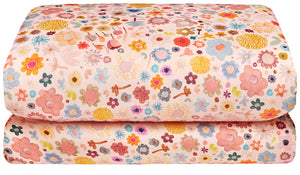 BLUSH LITTLE GARDEN QUILT COVER