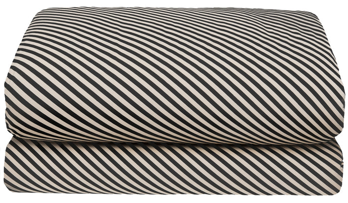 LICORICE PINSTRIPE QUILT COVER