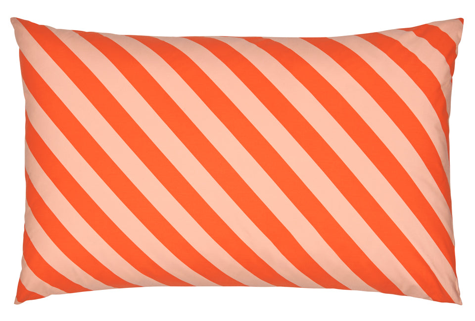 TOMATO STRIPE PILLOWCASE