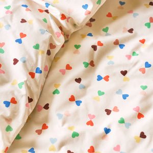 KISSING HEARTS FLAT SHEET