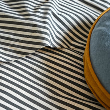 LICORICE PINSTRIPE FLAT SHEET