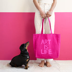 ART IS LIFE TOTE BAG